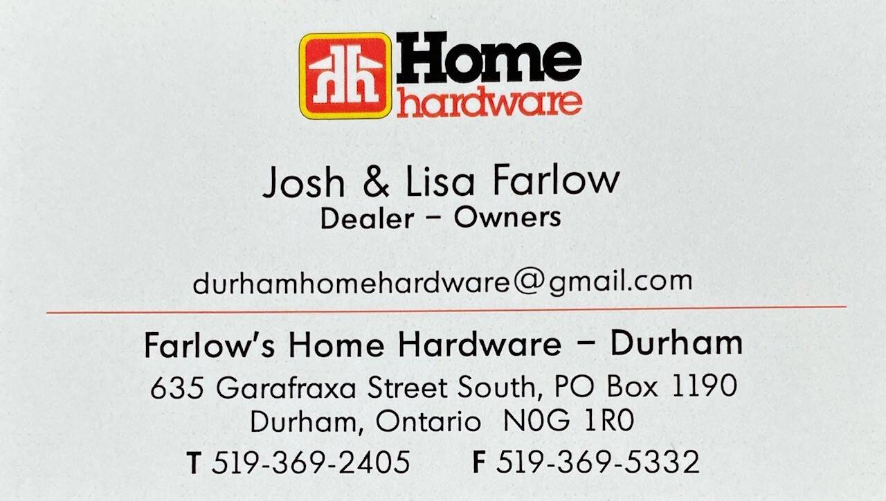 FARLOW'S HOME HARDWARE