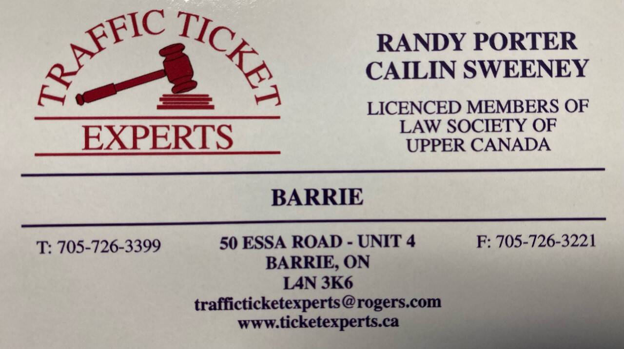 TRAFFIC TICKET EXPERTS BARRIE
