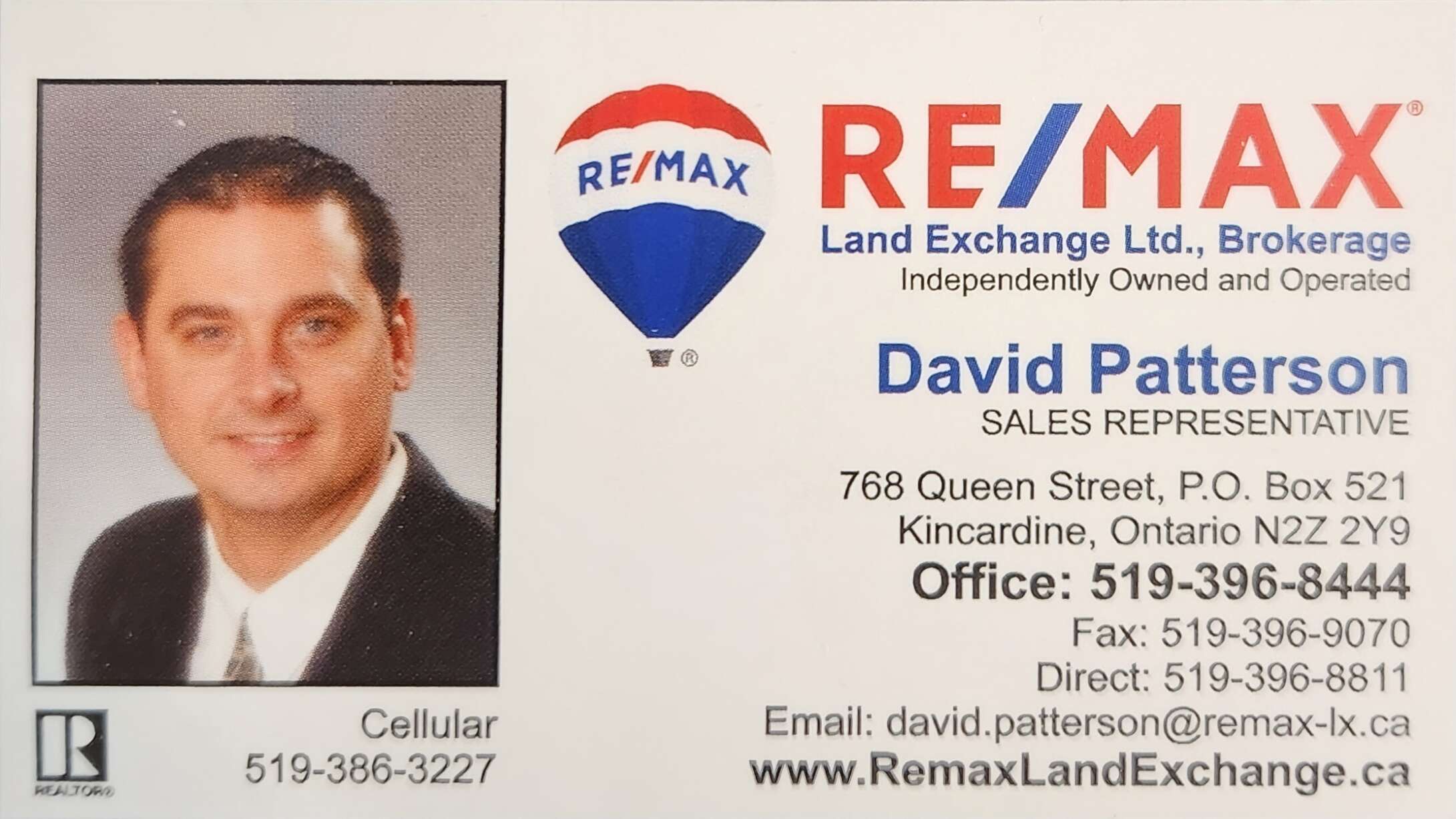 David Patterson - Remax Land Exchange Ltd.