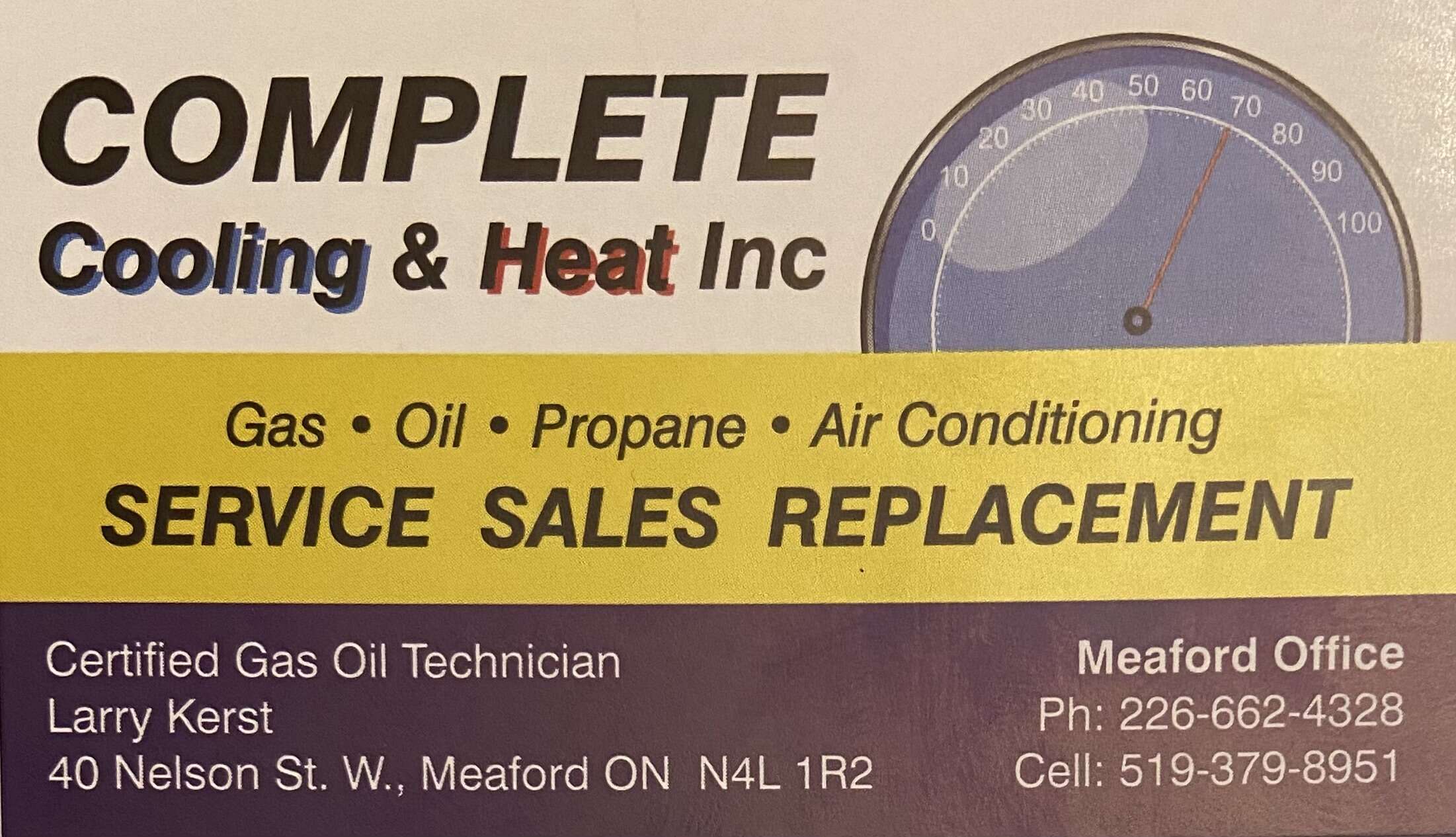 Complete Cooling & Heat Inc