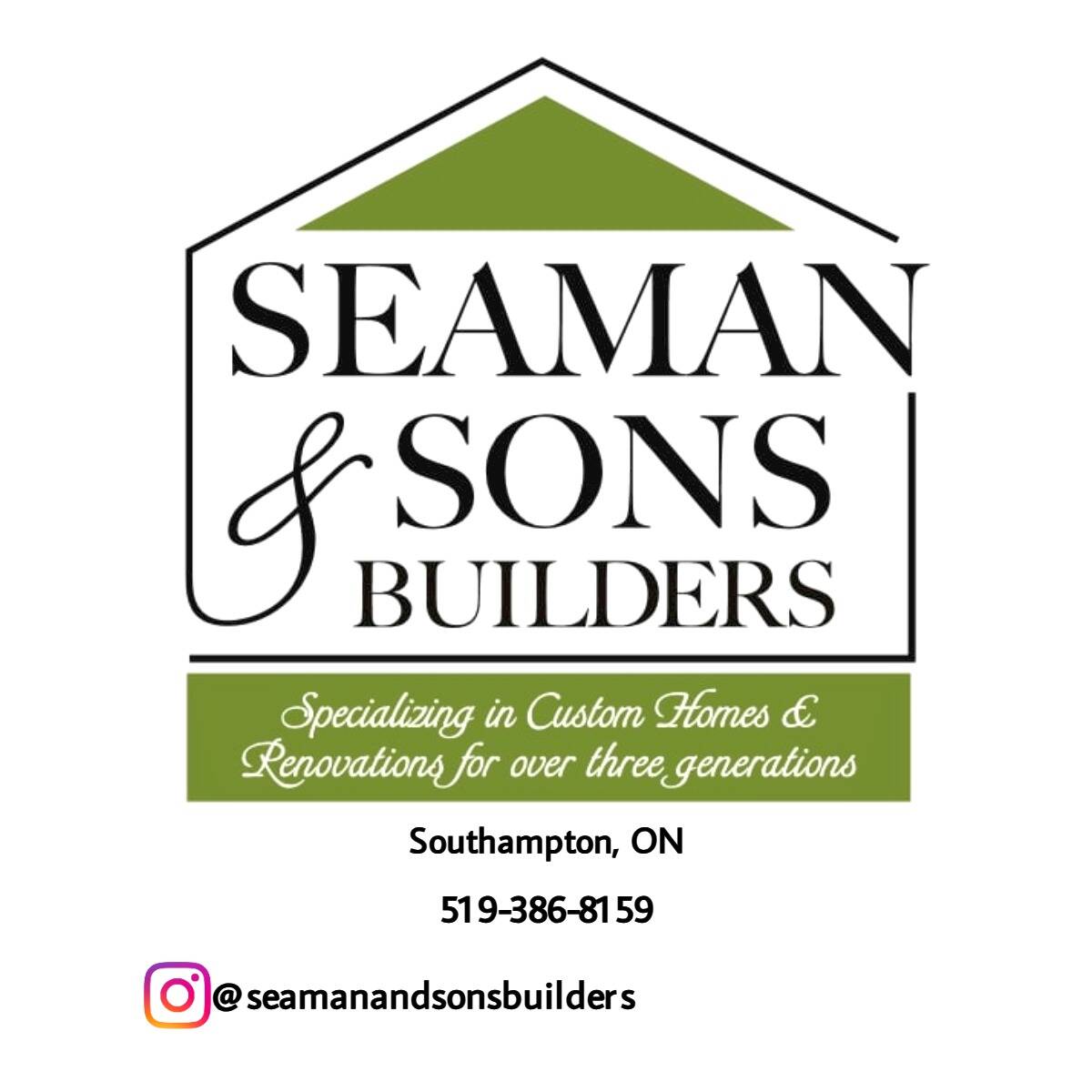 SILVER SPONSOR SEAMAN AND SONS BUILDERS