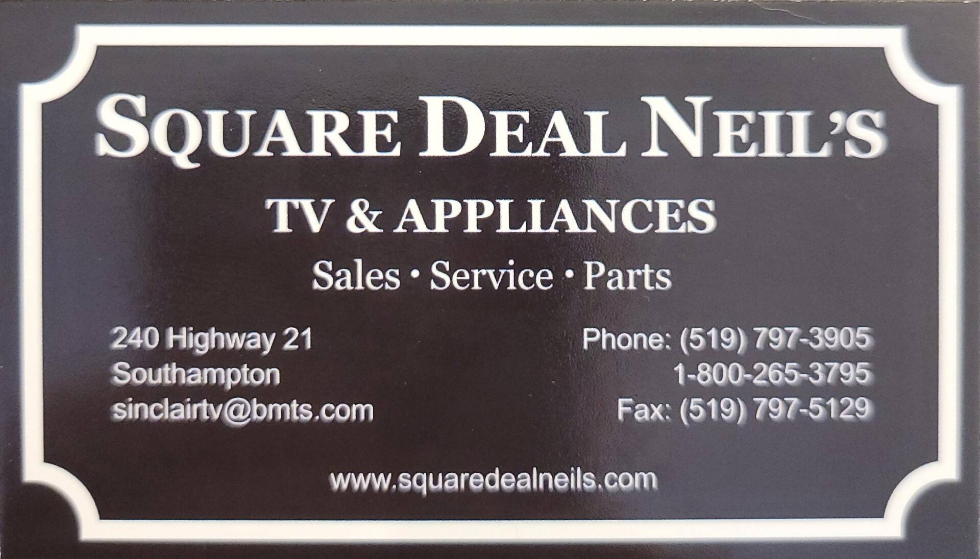 SILVER SPONSOR SQUARE DEAL NEILS