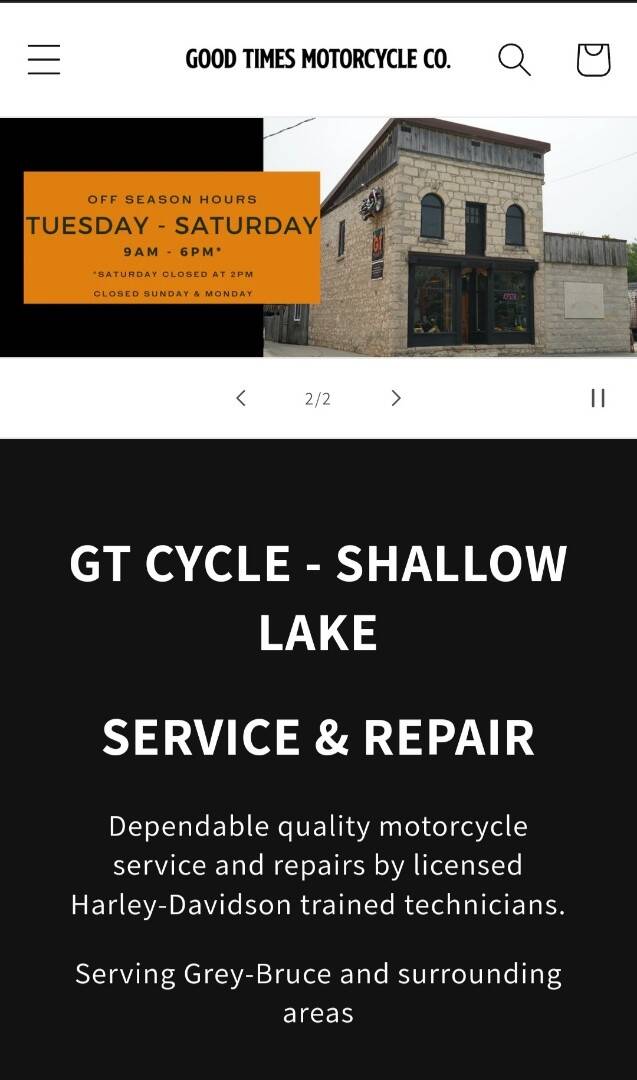 SILVER SPONSOR GT CYCLE SHALLOW LAKE