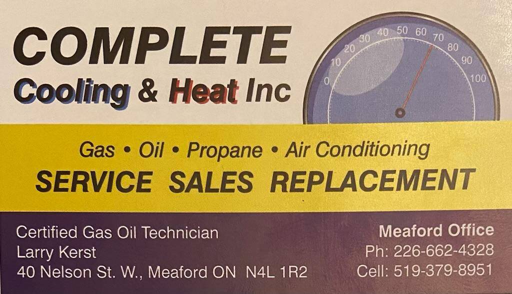 COMPLETE COOLING AND HEAT INC