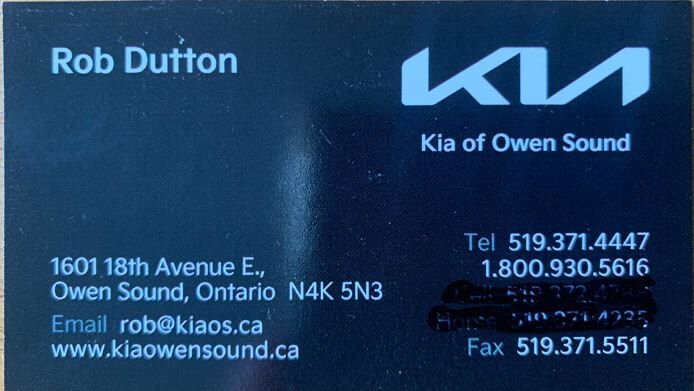 KIA OF OWEN SOUND - ROB DUTTON