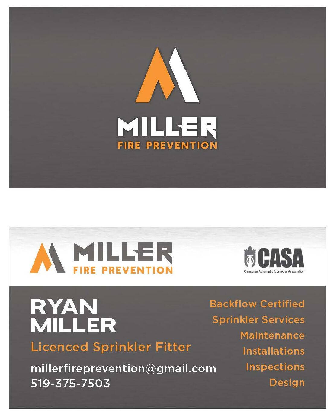 MILLER FIRE PREVENTION-RYAN MILLER